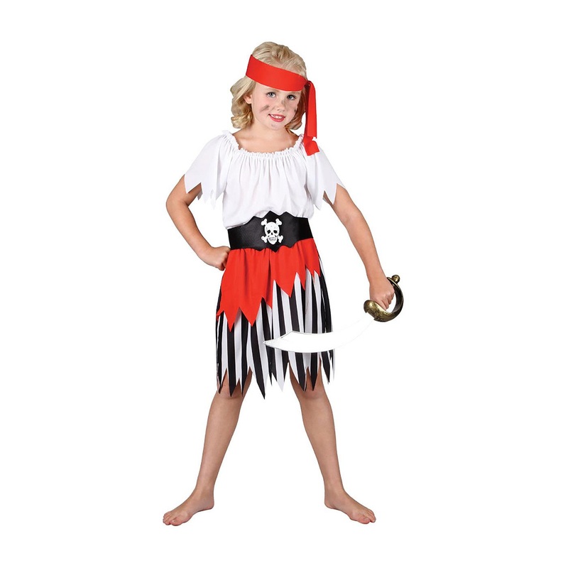 High Seas Pirate Girl Costume - Girls Age 3-4