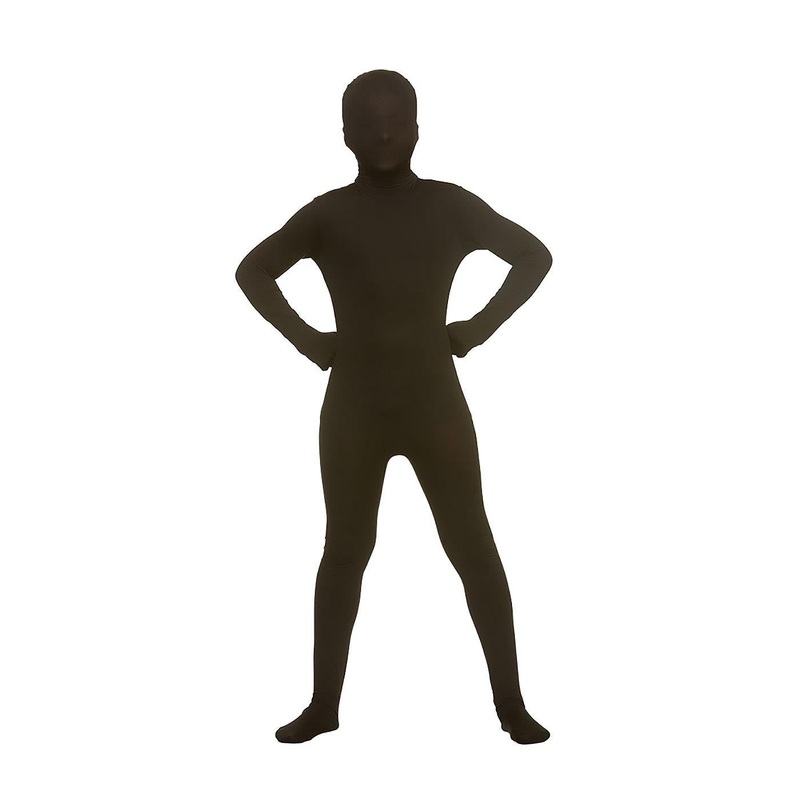 Kidz Skinz Costume (Black) - Child Age 5-7