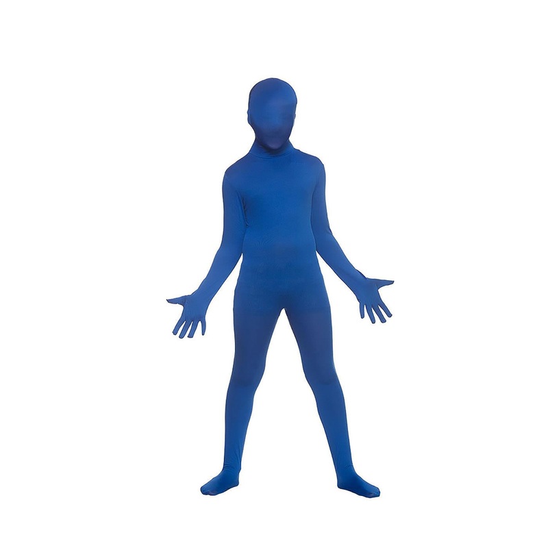 Kidz Skinz Costume (Blue) - Child Age 5-7