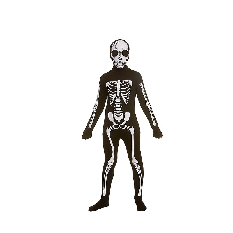 Kidz Skinz Costume (Skeleton) - Child Age 5-7