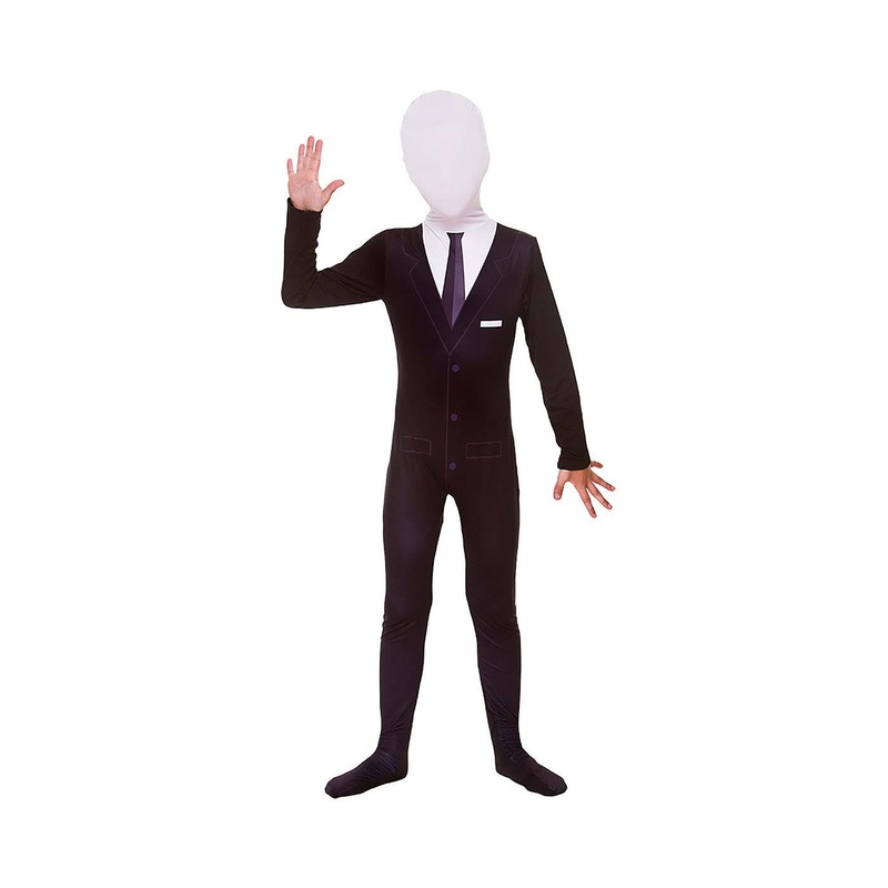 Kidz Skinz Costume (Slenderman) - Child Age 5-7