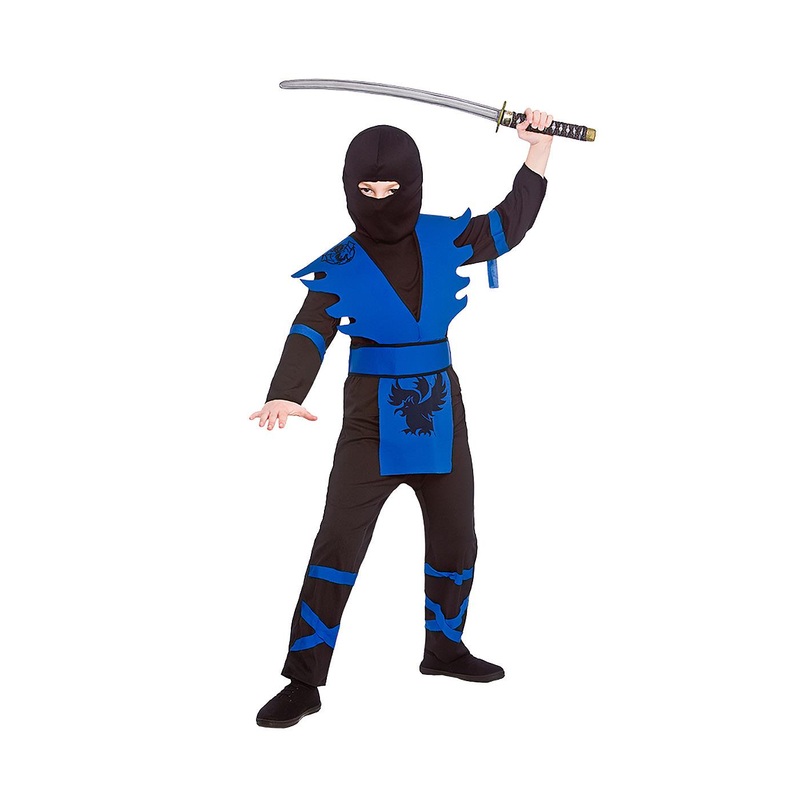 Ninja Assassin Costume (Blue) - Child Age 3-4