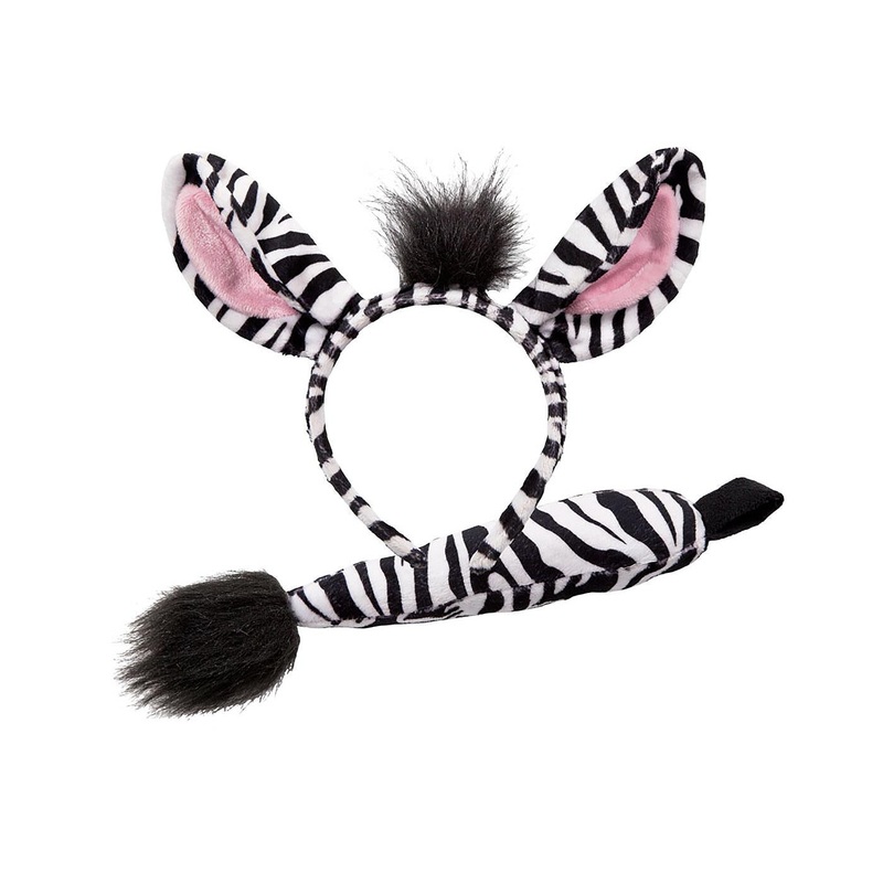 Zebra Ears & Tail - Child