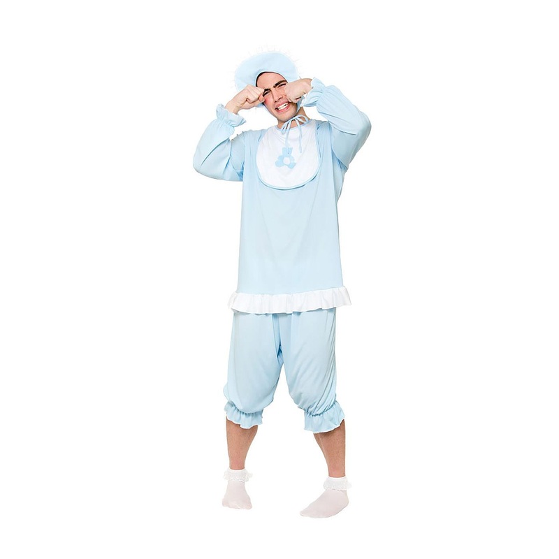 Big Cry Baby Costume (Blue) - Adult 44" Chest