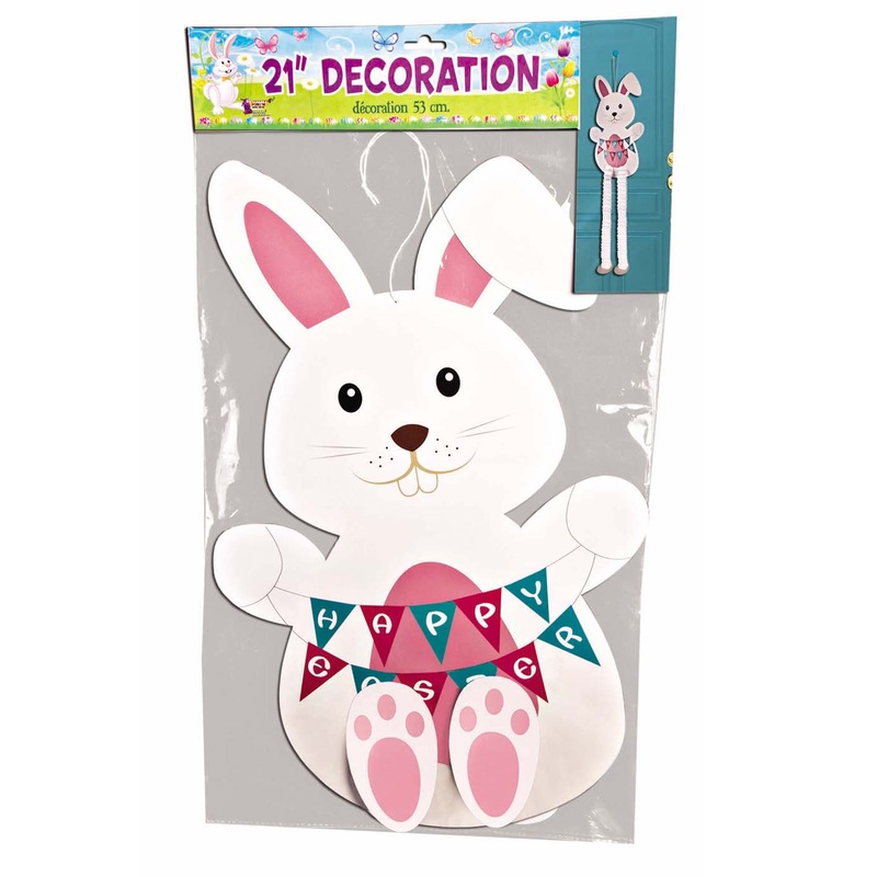 Bunny Dangle Legs Wall Decoration 21 Inches