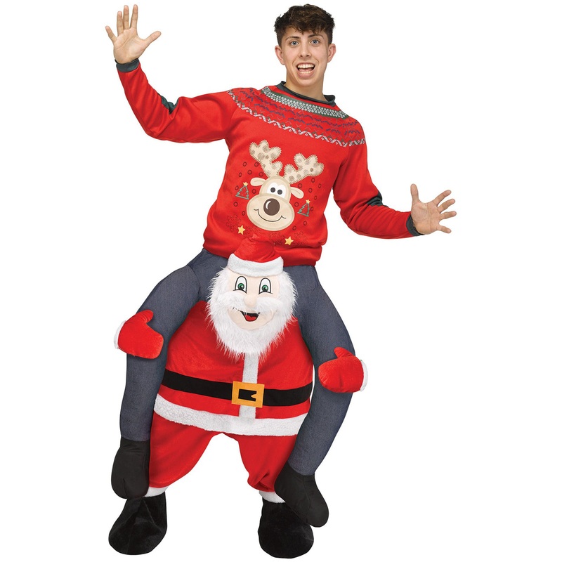 Carry Me Santa Adult Costume STD