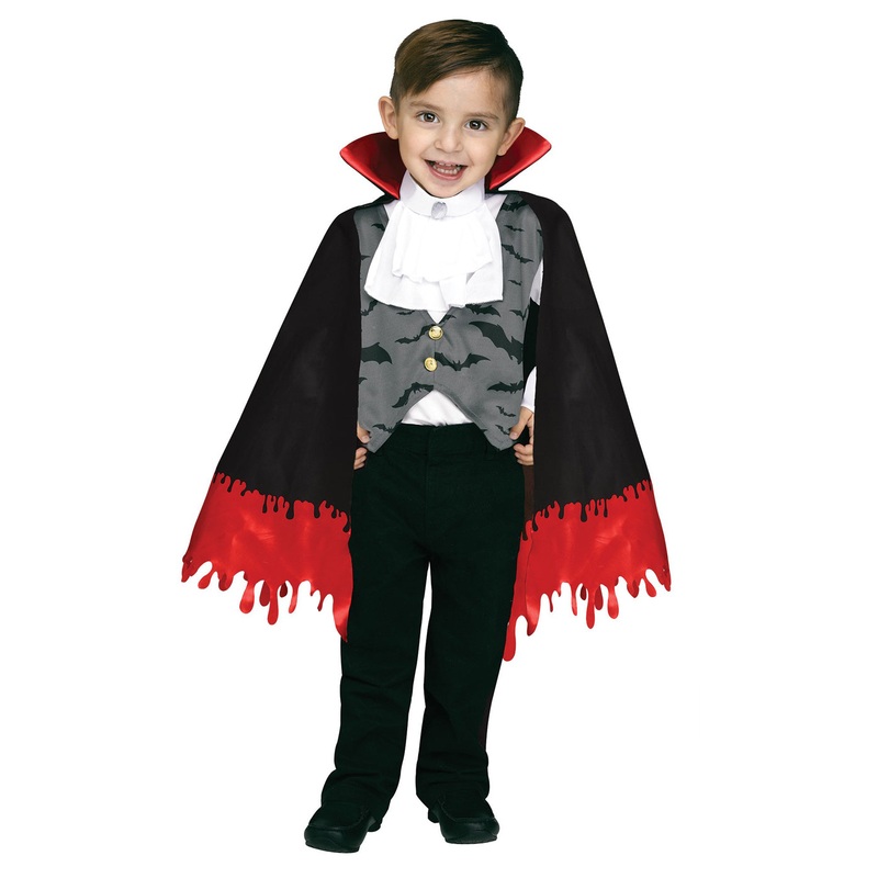 Count Crypt Boys Toddler Vampire Costume Extra Large 4-6