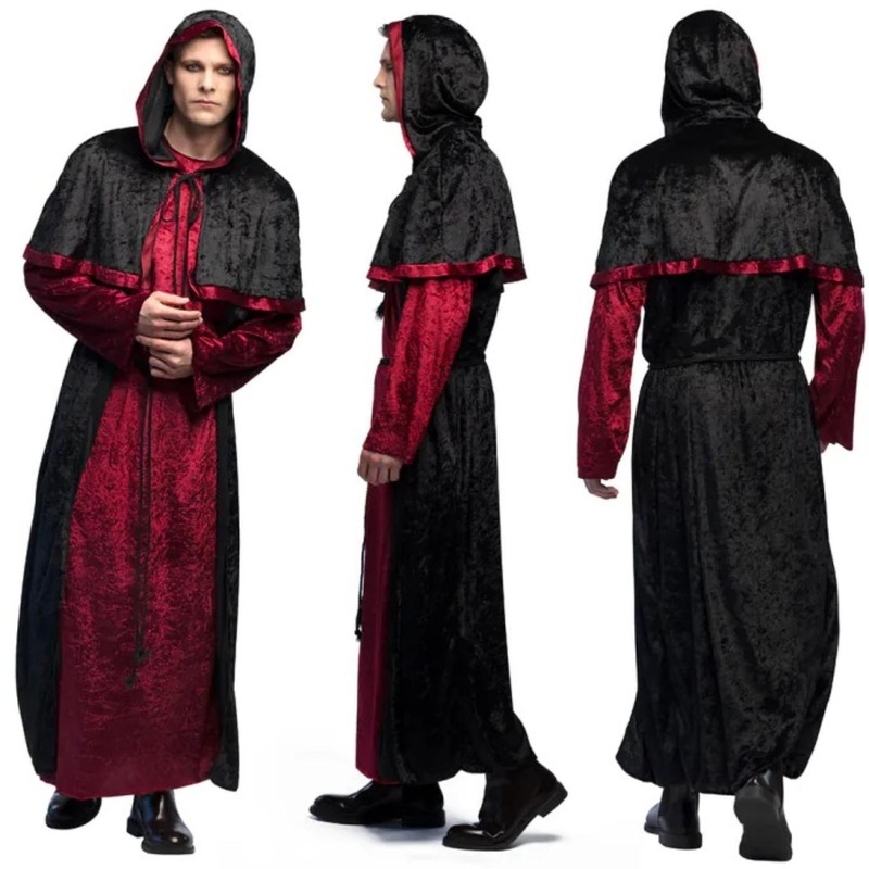 Dark Necromancer Costume - Men UK 40-42