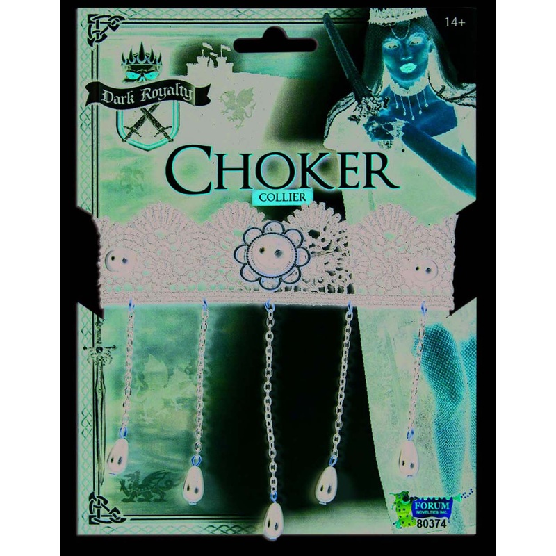 Dark Royalty Black Choker Adult One Size