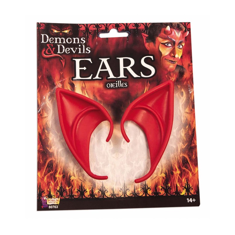 Demons And Devils Adult Latex Devil Ear Tips Adult One Size
