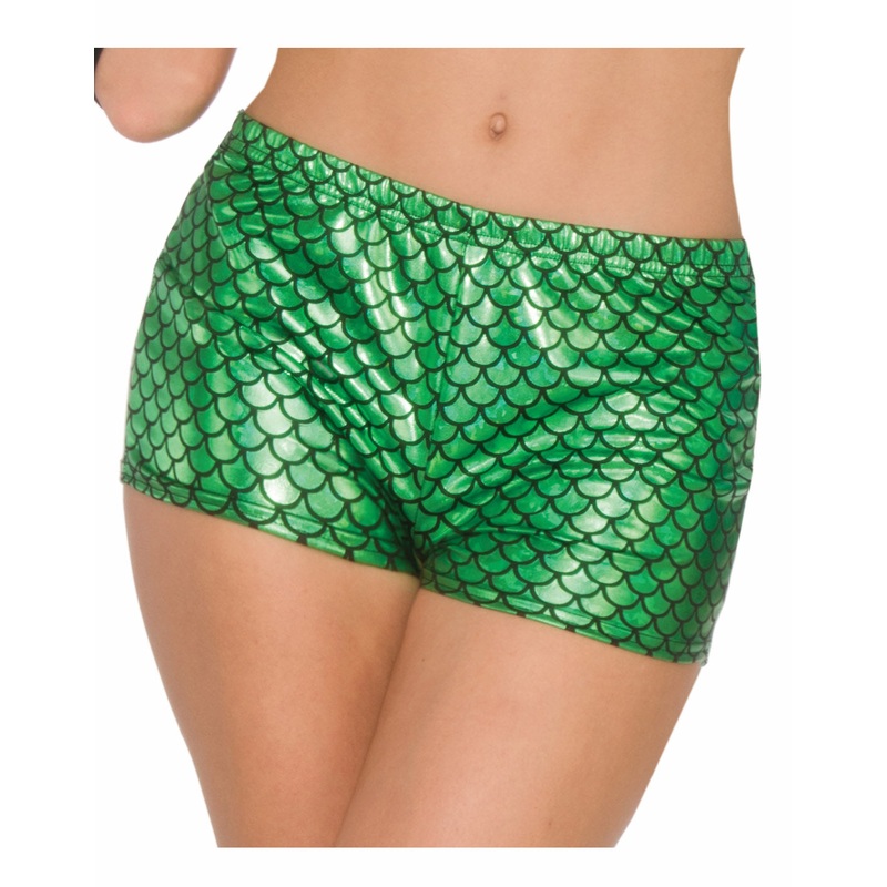 Mermaid Green Adult Booty Shorts STD