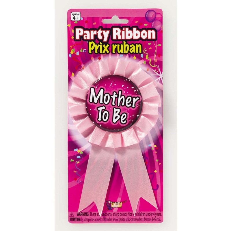 Mother To Be Award Ribbon Adult One Size