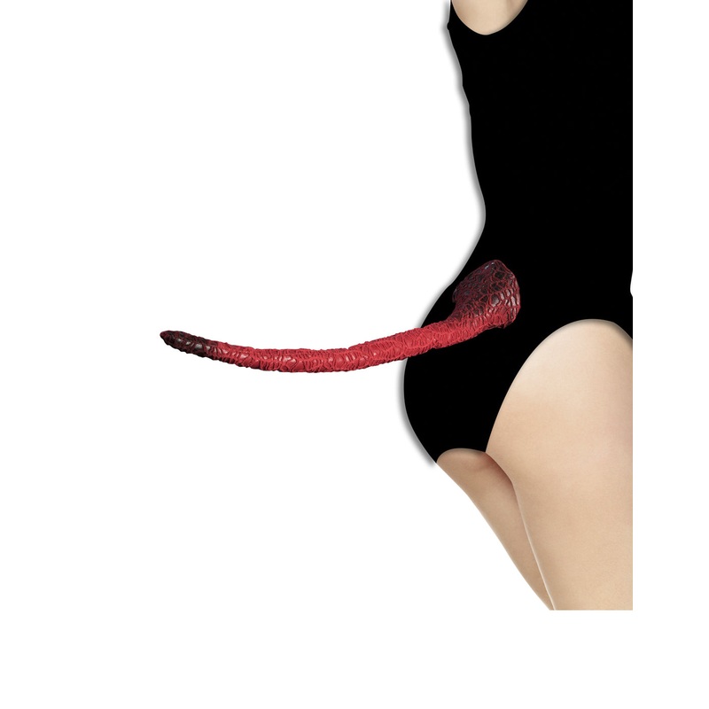 Red Devil Costume Tail Adult One Size