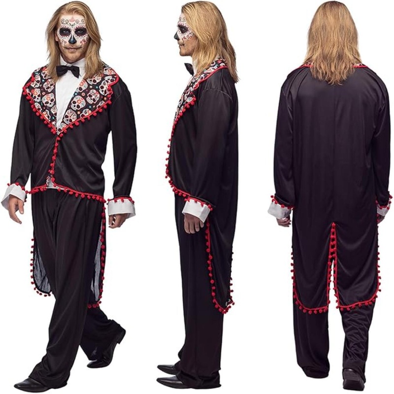 Senor Esqueleto Day of the Dead Costume - Men UK 40-42