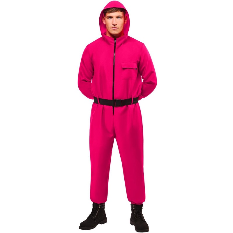 Squid Games Guard Costume - Men 34" Chest
