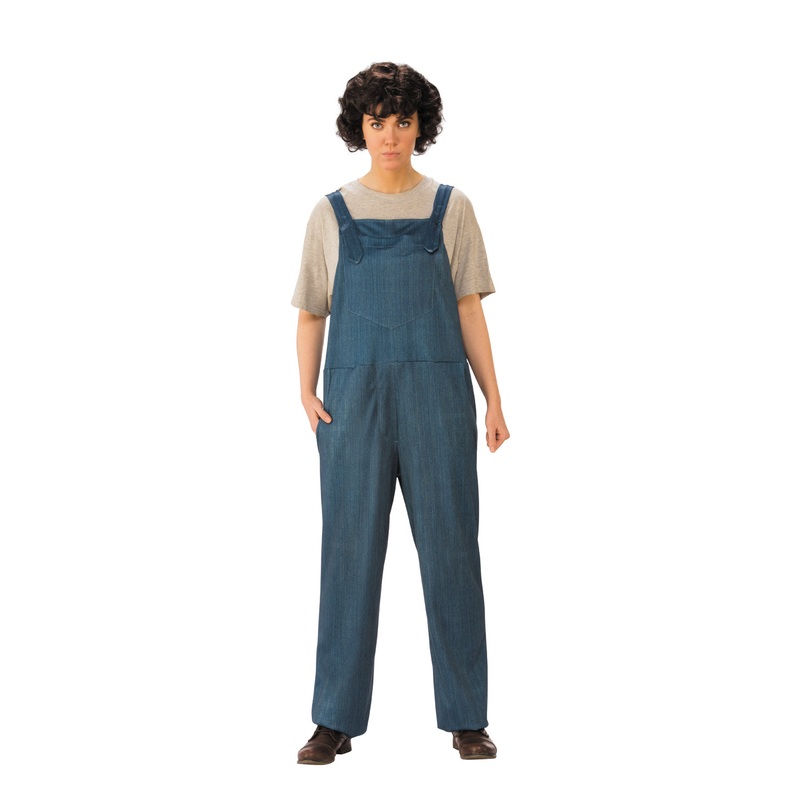 Stranger Things Eleven Adult Costume Overalls Adult Standard