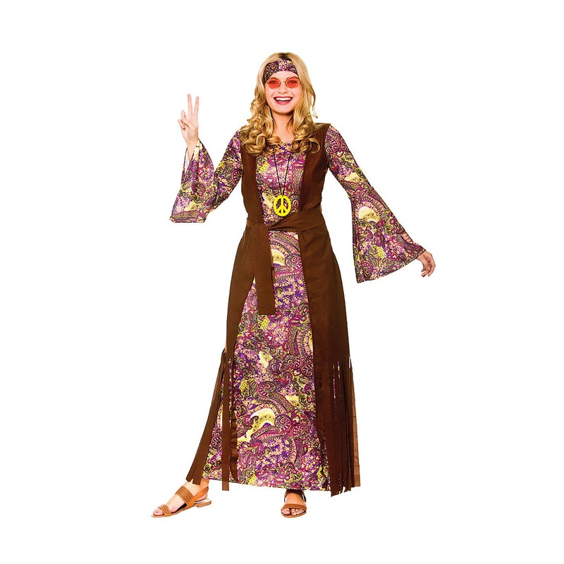 Summer of Love Hippie Costume - Women UK 10-12