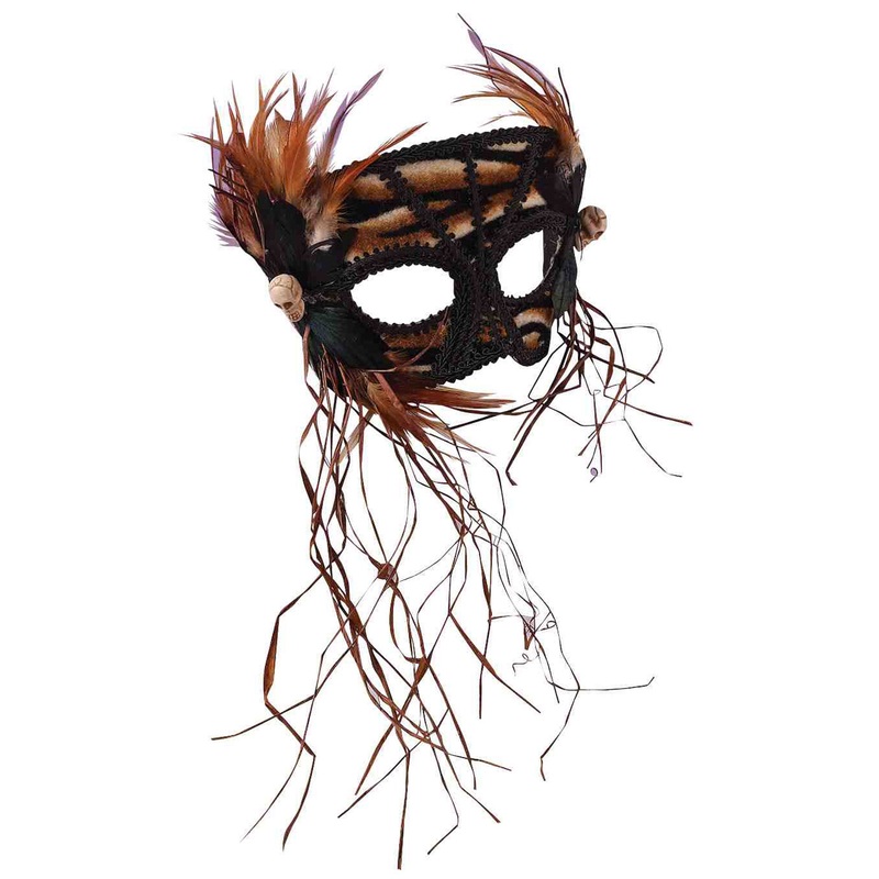 Venetian Cavewoman Adult Mask Adult One Size