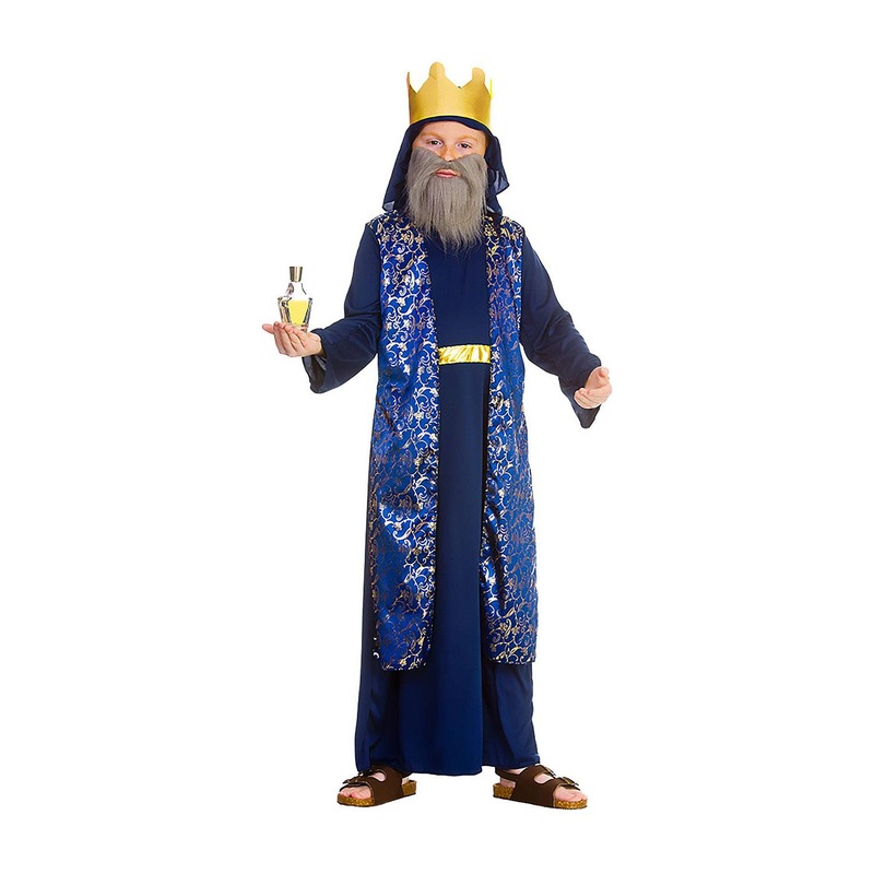 Wise Man Costume (Blue) - Boys Age 3-4