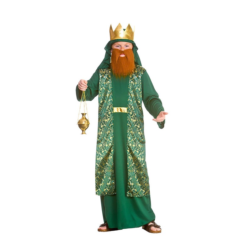 Wise Man Costume (Green) - Boys Age 3-4
