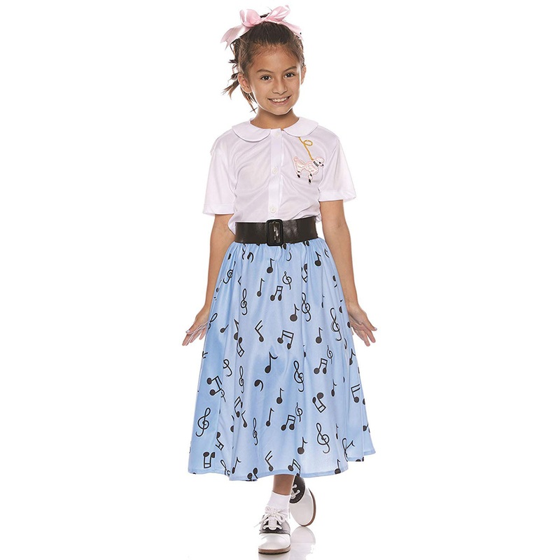 50S Girls Costume Skirt Set Small 4-6