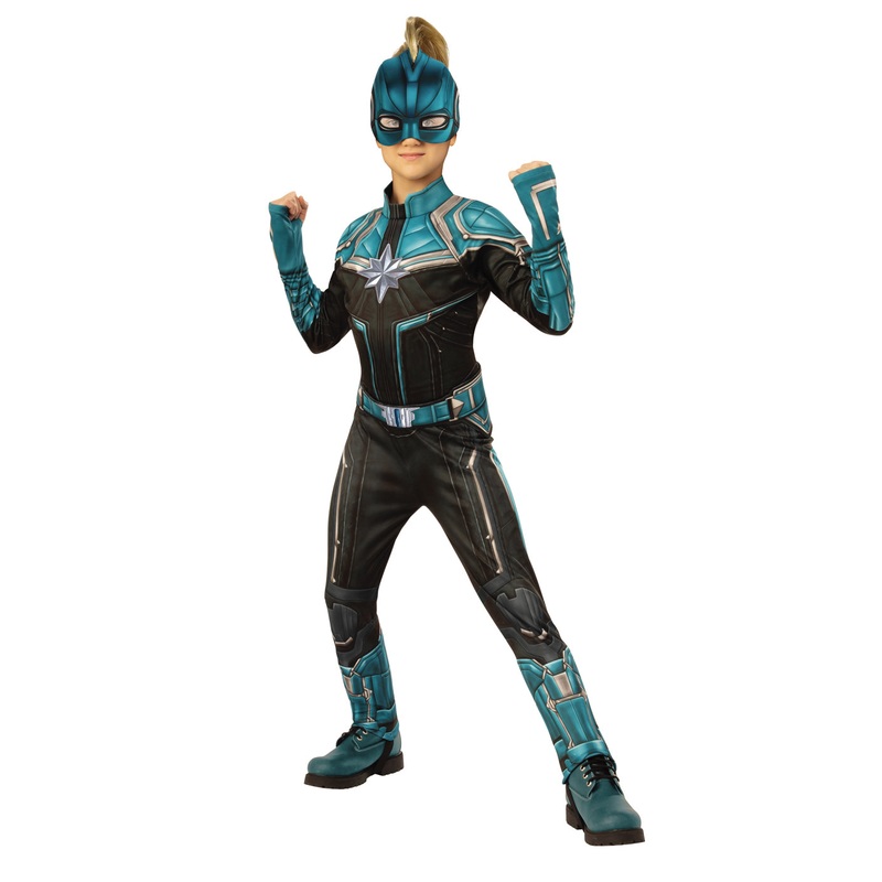 Captain Marvel Girls Child Kree Costume Child Large