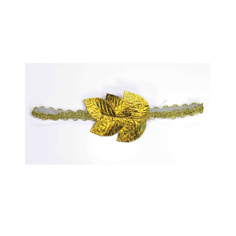 Greek Roman Laurel Wreath Gold Leaf Headband One Size