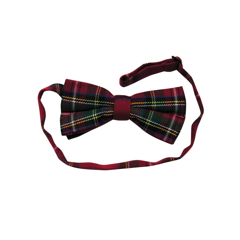 Plaid Print Adult Bowtie Adult One Size