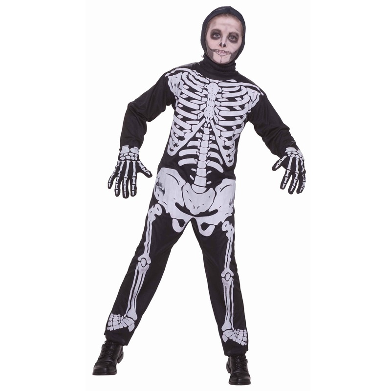 Skeleton Boy Costume L