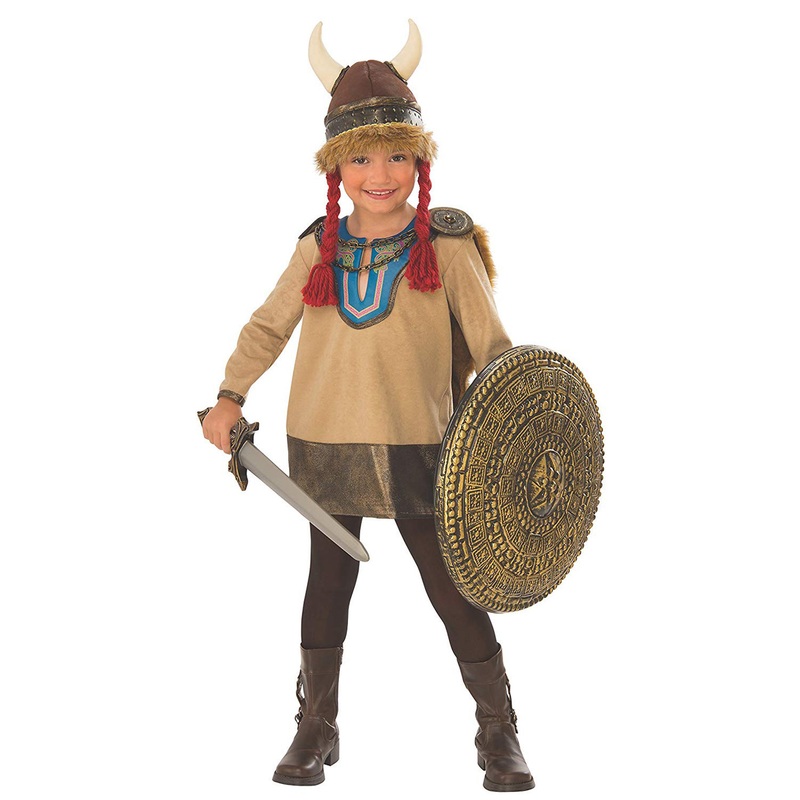 Viking Girl Child Warrior Costume Child Medium