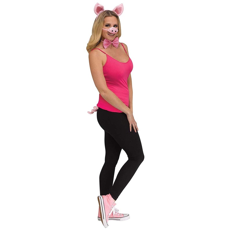 3 Little Pigs And The Big Bad Wolf Adult Kit Pink