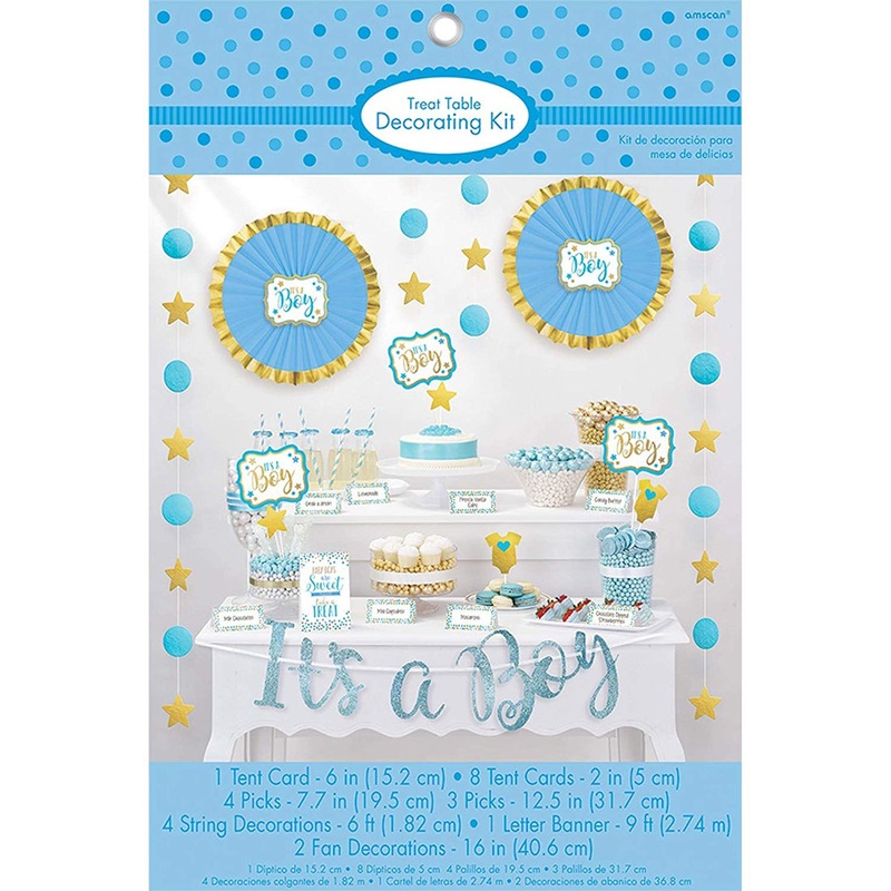 Baby Shower Buffet Decoration Set Pink