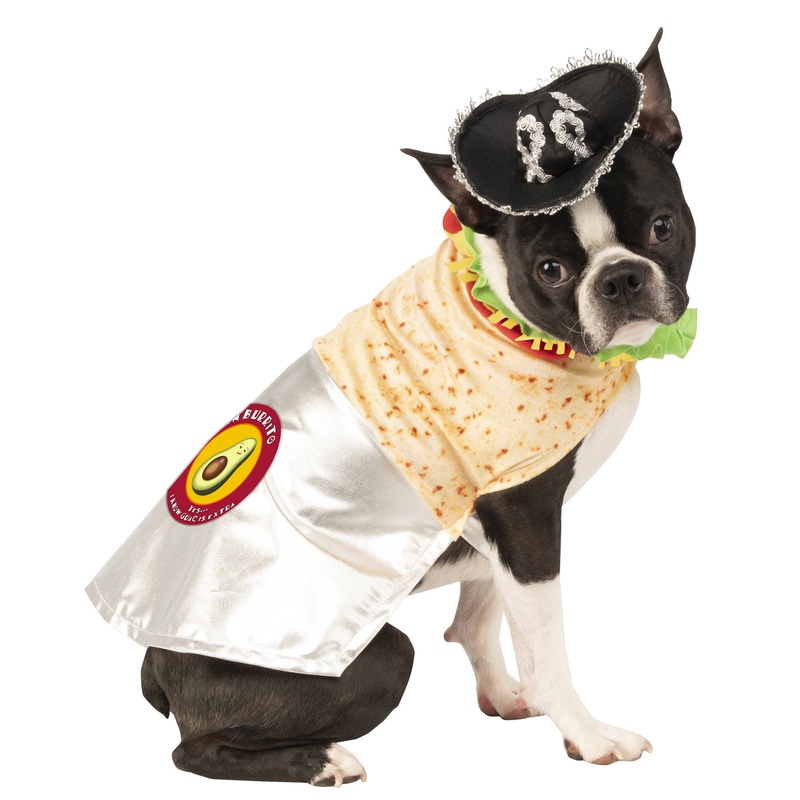 Burrito Pet Funny Food Costume Medium