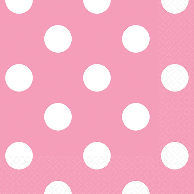 Dots Beverage Napkins Party Supplies Blue