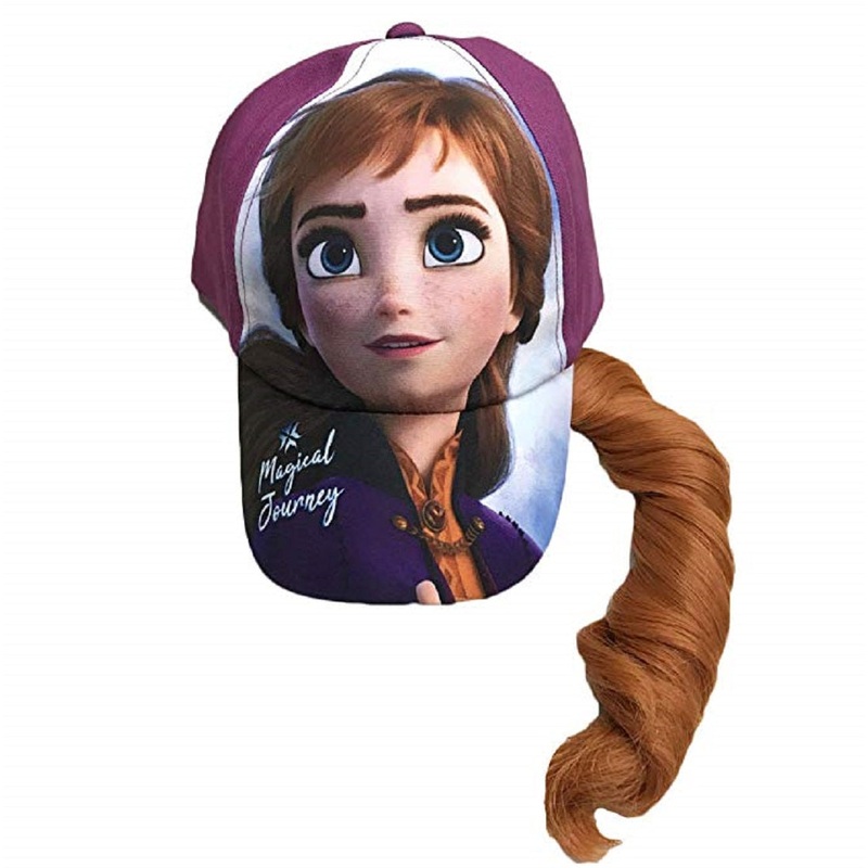 Frozen 2 Child Cap With Ponytailz Anna