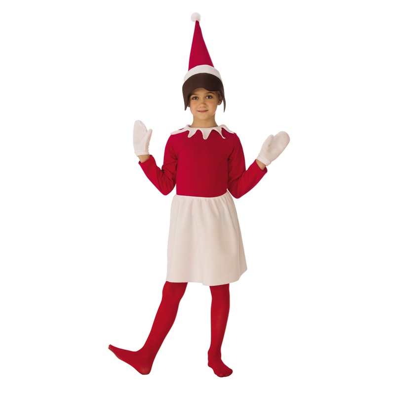 Sitting Elf Girl Childs Elf On A Shelf Costume Child Extra Small