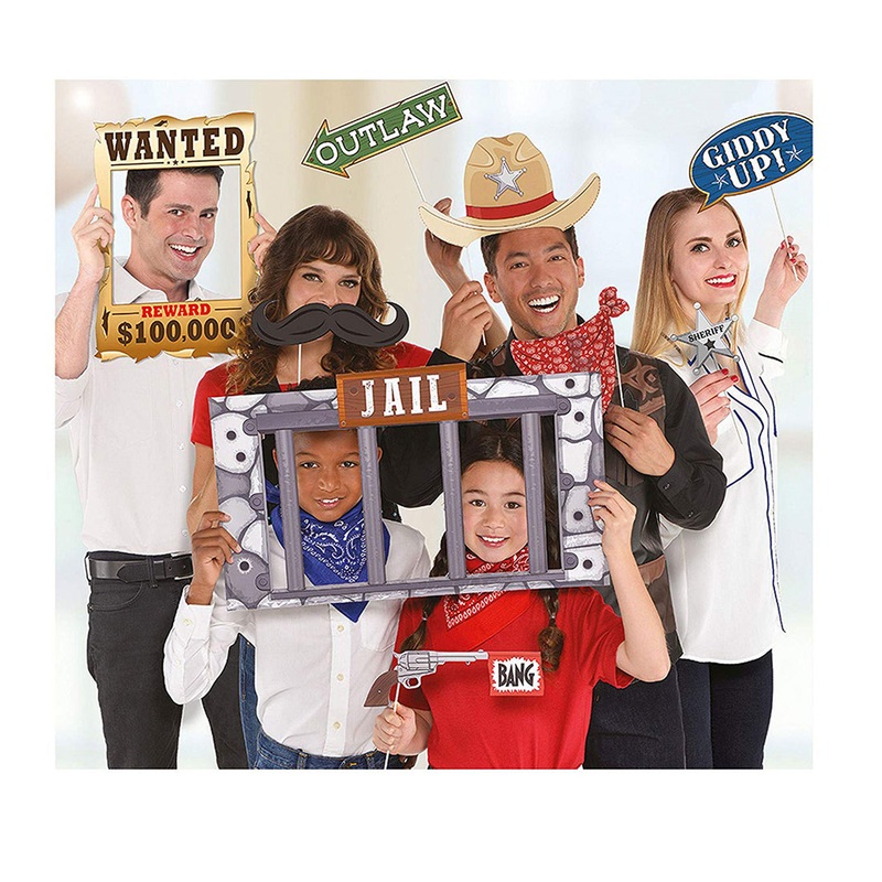 Western Party Decorations & Supplies 3 Lanters (9.5" each)