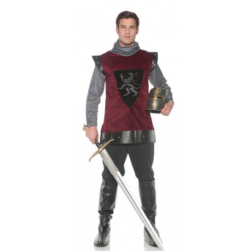 Cavalier Mens Adult Knight Victorian Prince Halloween Costume OS