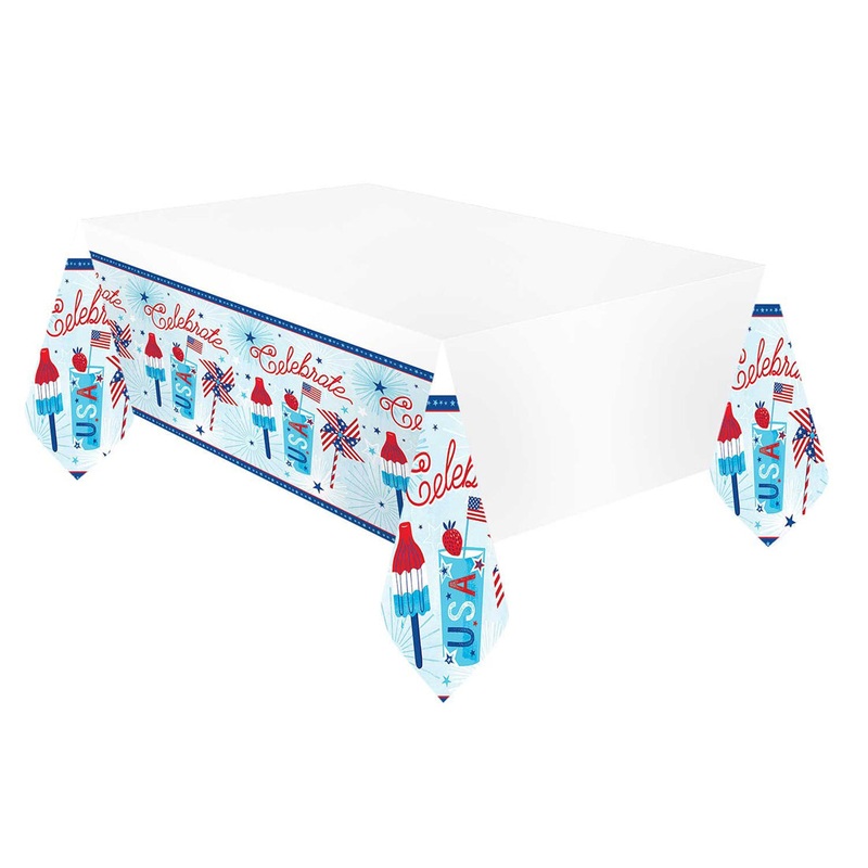 Celebrate USA Party Supplies Table Cover(54 X 96")