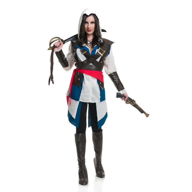 Cutthroat Pirate Girl Costume XS