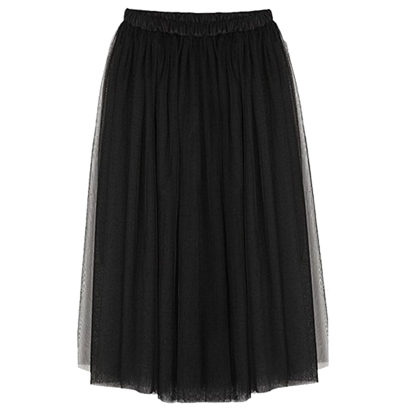Long Tulle Petticoat Tutu Skirt Green
