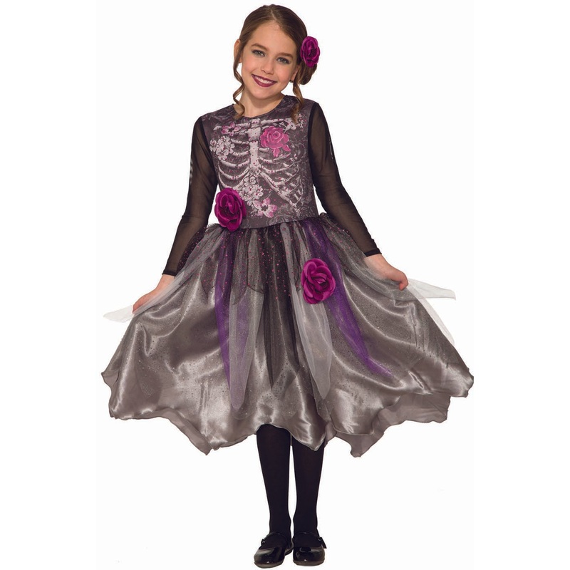 Sweet Skeleton Child Costume Dress Child Small