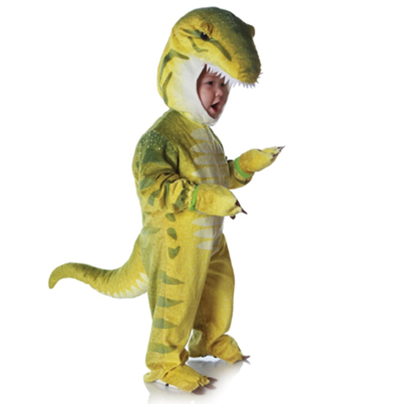 T-Rex Green Dinosaur Costume S