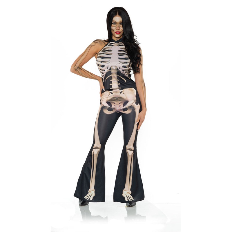 Bad To The Bone Womens Skeleton Costume Small