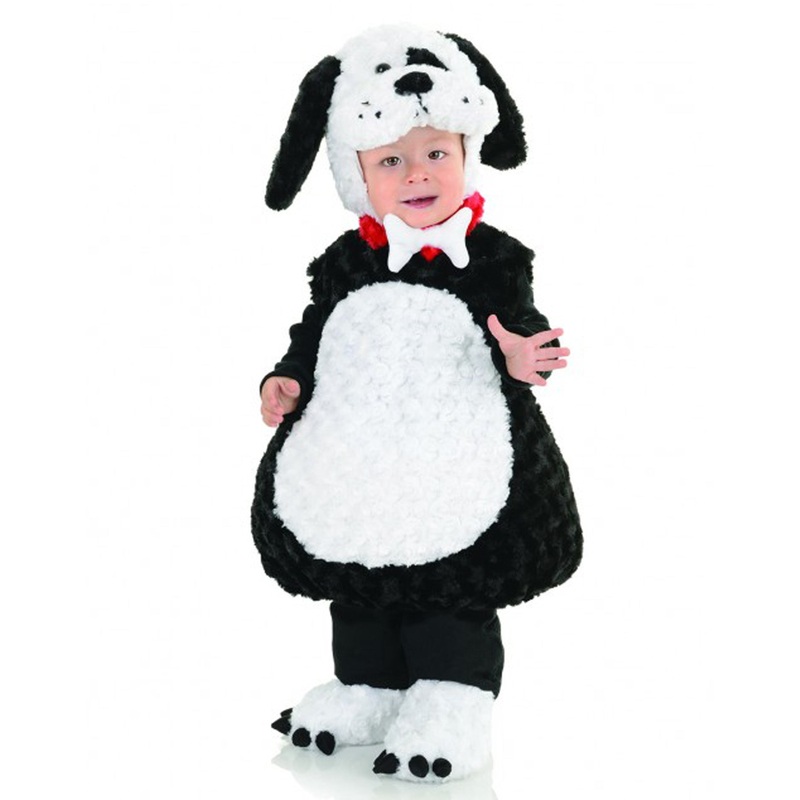Black And White Baby Puppy Costume XL (4-6)