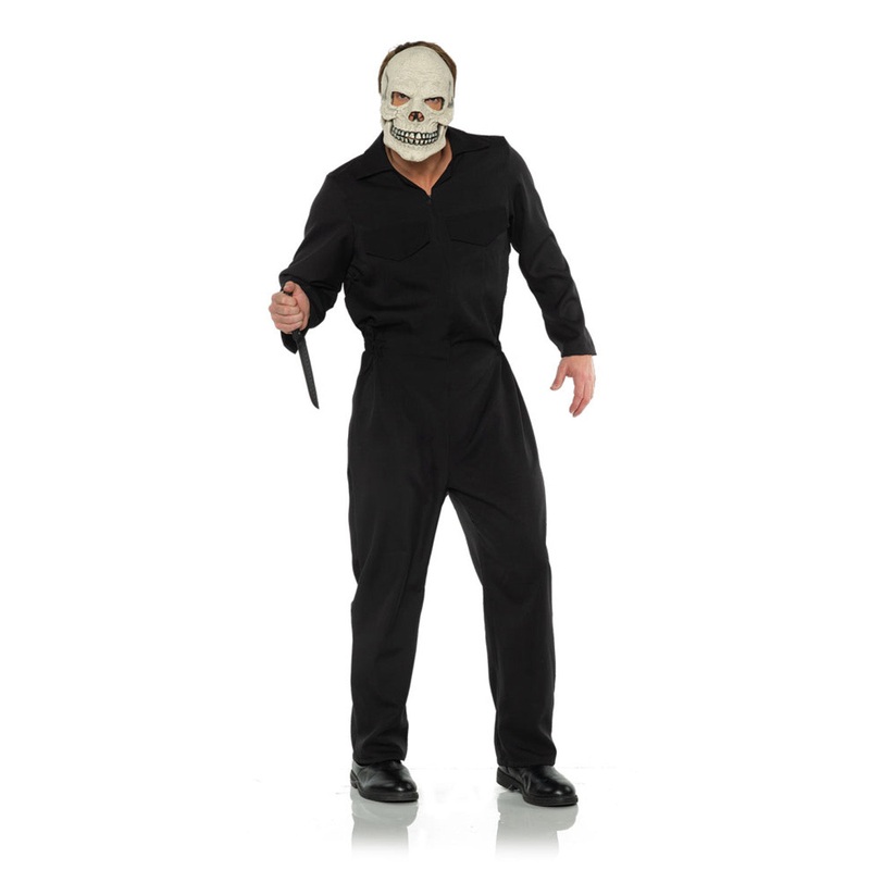 Black Boiler Suit Adult Killer Costume Adult One Size