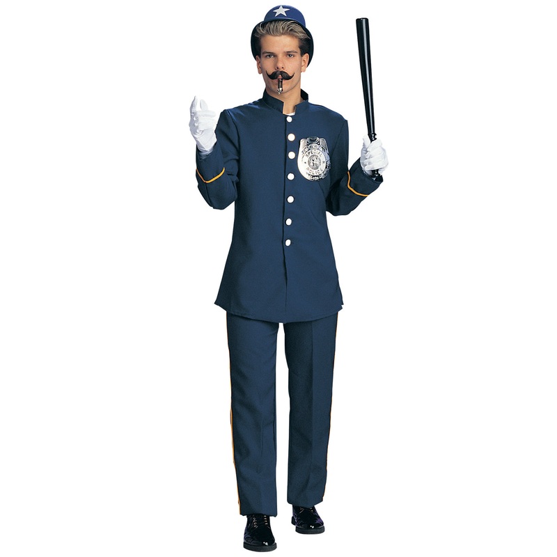 Blue Bobby Cop Costume M