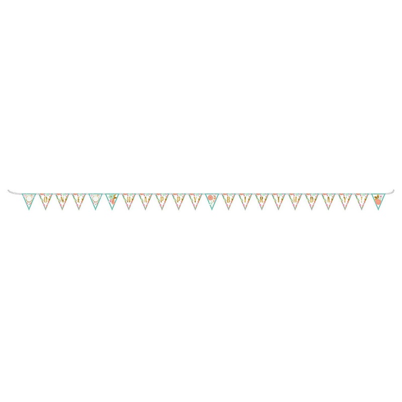 Boho Birthday Girl Decorations & Supplies 16 2nd Birthday Luncheon Napkins (6.5x6.5")