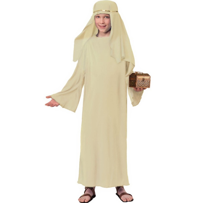 Childs Ivory Wise Man Religious Christmas Costume Small