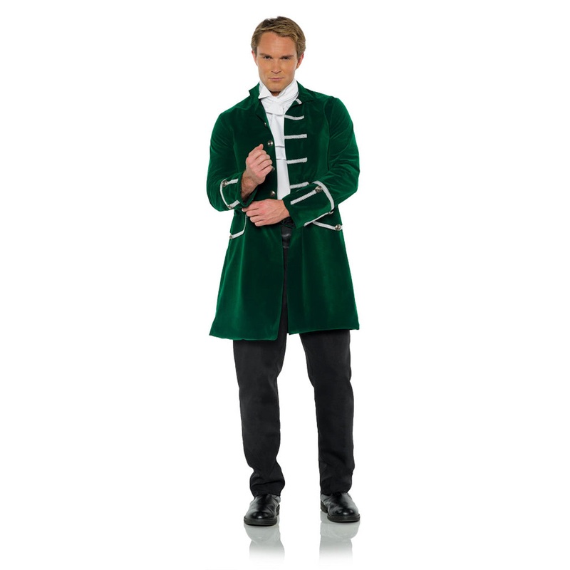 Green Adult Victorian Frock Coat Extra Extra Large